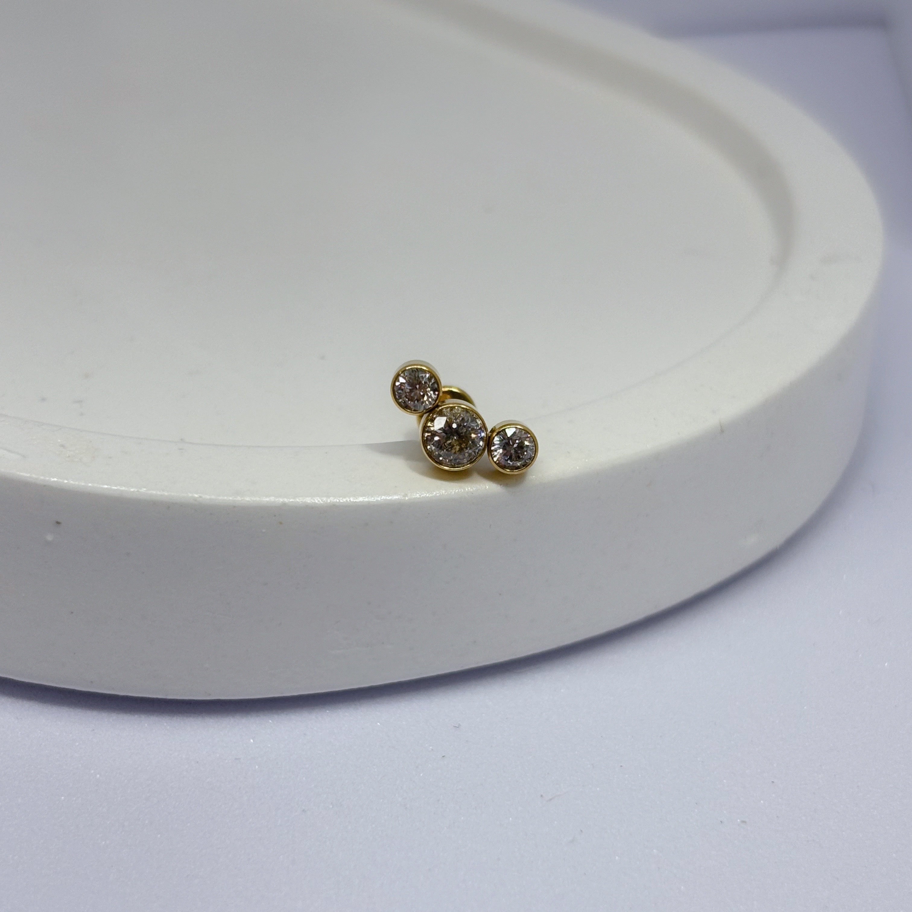 Piercing Labret cluster