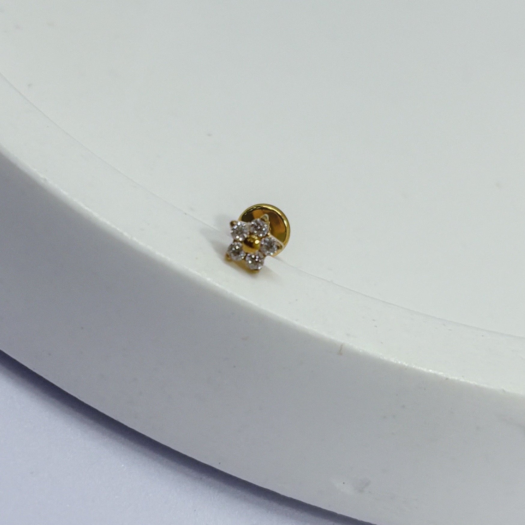 Piercing labret mini flor