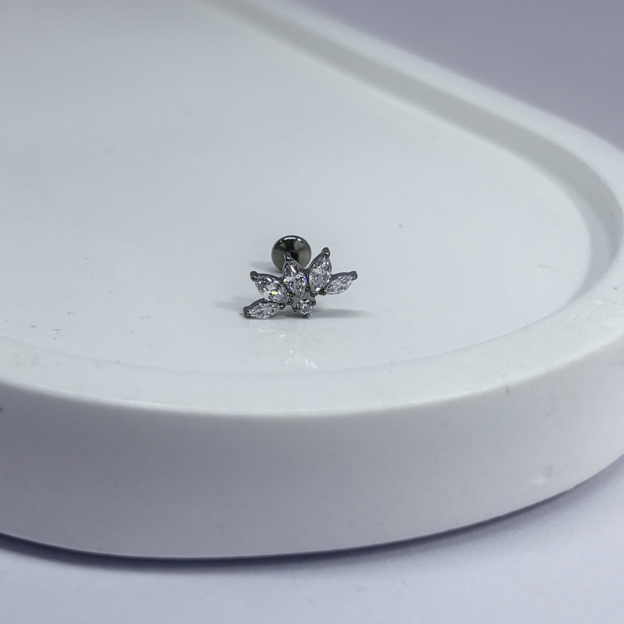 Piercing labret meia mandala